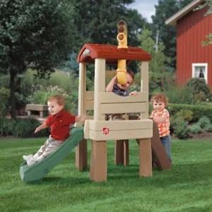 스텝2 미끄럼틀 원두막 미끄럼 어린이 실내 실외 놀이터 가정용 놀이시설