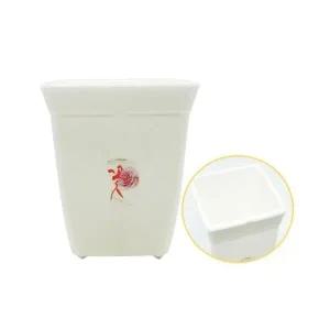 정사각 화분 3호 인테리어 허브 물빠짐 기능 실내