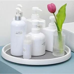 주방 냉장고 정리대 회전 선반 양념통 논슬립 트레이 수납 싱크대 양념 정리 통