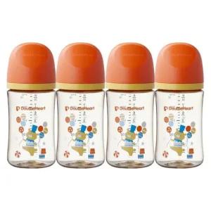 더블하트 젖병 트윈팩 240ml 스파우트컵 세트 베어