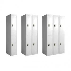 가구산책 철재 락커 2인용 2단 캐비넷 사무용 락카 간이옷장 R212