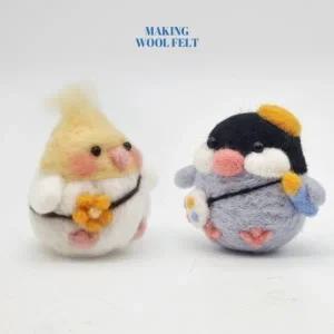 양모펠트 만들기 작은친구들 (랜덤)