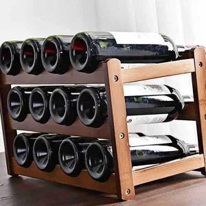 원목 와인 랙 받침 선반 장식 장 병꽂이 진열대 홀더