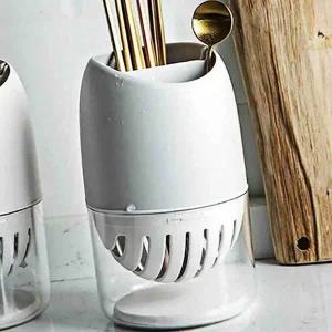 물빠짐 수저 통 숟가락통 꽂이 북유럽