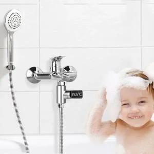 [골드스마일]아기 샤워기 온도계 안전 온도측정기 목욕 용품