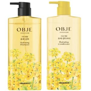 오가니스트 샴푸 수분영양 유채샴푸 700ml +컨디셔너 700ml 세트
