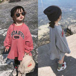 [삐삐네옷가게]여아 키즈 슈이미니 맨투맨 롱티 원피스