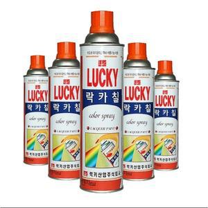 럭키 스프레이락카 페인트 도색 코팅 스프레이 빠데 사비 도장 마스킹테이프 커버링테이프 착색 그림락카