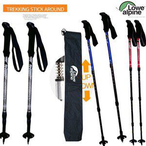 [로우알파인] 슬림라이트 듀랄루민7075 초경량 4단 등산스틱 2개(짧음)+케이스