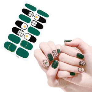 민스리빙 젤 네일스티커 붙이는 네일패치 페디 큐어