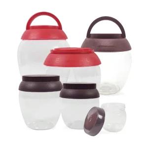 단지 PET (500g) 항아리 젓갈통 플라스틱 단지형 PET병