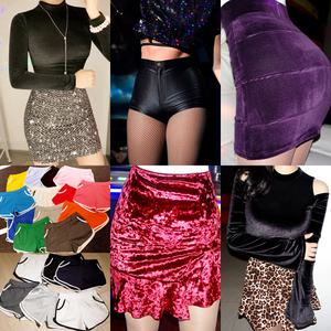 치마바지/댄스복/스팽글스커트/하이웨스트/미니스커트/클럽의상/하객룩/숏팬츠/핫팬츠/디스코팬츠