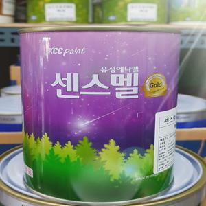 KCC 에나멜페인트 1L 목재 철재용 유성 센스멜골드 유광 무광 반광 조색