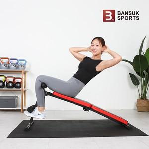 [반석스포츠] 블랙로즈싯업접이식 윗몸일으키기 기구 접이식 싯업