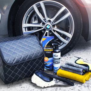 지엠지모터스 자동차 세차용품 광택 트렁크정리함 왁스 먼지털이개 올인원 6종 셋트 미스터워시