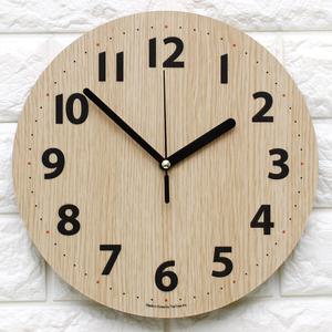 국산 인테리어 무소음 벽시계 스타일260K 거실 사무실 카페 예쁜 북유럽풍 심플 우드 가벼운 아이방 무음