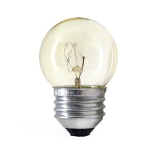 백열 미니 볼램프 투명 인치구 G40 10W 전구색