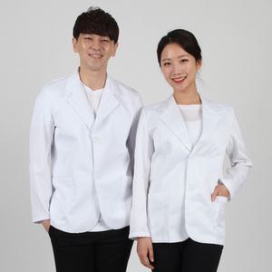 반 의사 가운 상의 약사 가운 병원 유니폼