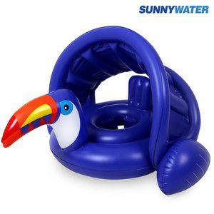 [써니워터] 유아 펠리컨 그늘막 보행기튜브  유아동 베이비 아기 튜브