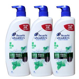 헤드앤숄더 쿨맨솔샴푸850mlx3개