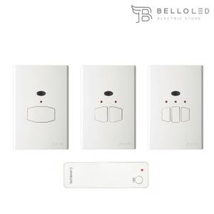 진흥 1구 2구 3구 리모콘 무선 스위치 전등 FS시리즈