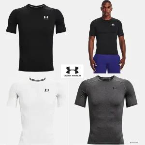[언더아머](하남점)1361518-001 언더아머 남성 기능성 반팔 티셔츠 HeatGear 아머 컴프레션
