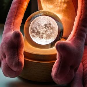 크리스탈 우드 오르골 무드등 장식소품