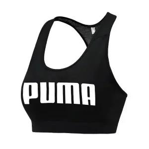 푸마 미드 임팩트 4킵스 스포츠브라탑 블랙 여자 요가 운동 520304-01