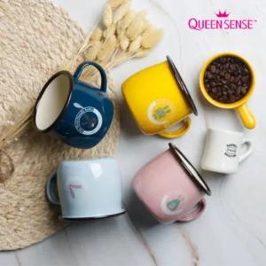 퀸센스 리틀래빗 법랑 머그컵 380ml 2p (4color)