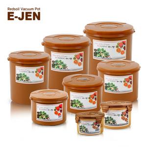이젠 황토 진공항아리 원형8종세트/곰팡이 방지/누름돌/반찬통/된장/고추장/짱아지