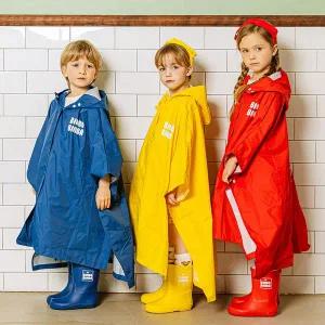 [보리보리/빔보빔바]빔보빔바 레터링판초우비 유아레인코트