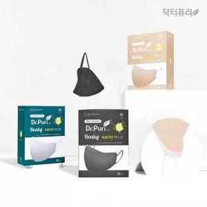 닥터퓨리 KFAD 비키 새부리형 비말차단 마스크 50매 대형, 중형 컬러마스크