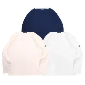 세인트제임스 길도 U 남여공용 무지 긴팔 티셔츠