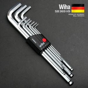독일 Wiha 롱볼렌치 SB369H9(9P) 육각롱 L렌치세트