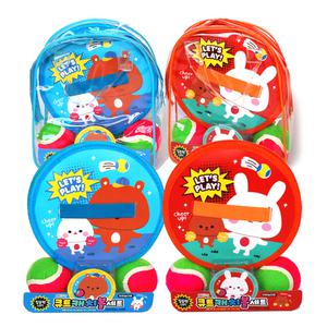 큐트 캐치볼 세트 찍찍이 야구 공놀이 밸크로 캠핑 야외 장난감