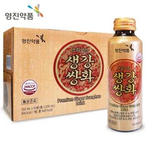 영진약품 프리미엄 생강쌍화 120ml X 60병(안전포장/케이스 3장)쌍화골드 생강차