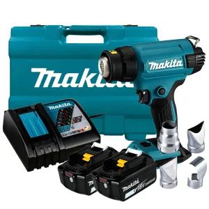 마끼다 DHG181RFE 18V 3.0Ah 2팩 충전무선열풍기 히팅건 온도풍량조절