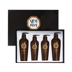 [Qubridge]댕기머리 윤 플러스 4종 선물세트 B호(샴푸500ML2개+샴푸300ML2개)