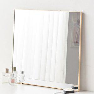 [케어퍼니처]솔리 600 직각 거울 인테리어 현관 사각 디자인 벽걸이 화장실 원룸 모던 카페