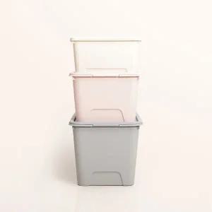 [보리보리/가쯔]마카롱 리빙박스 56L 2개