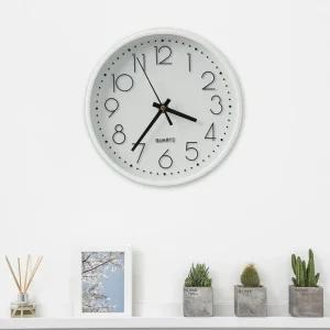 타임이즈 원형 벽시계(20cm) (화이트/블랙)
