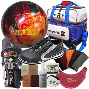 라이노 (레드/블랙/골드 펄) 풀세트 /볼링세트/볼링가방/볼링공/볼링화/맘모스/몽구스/코브라