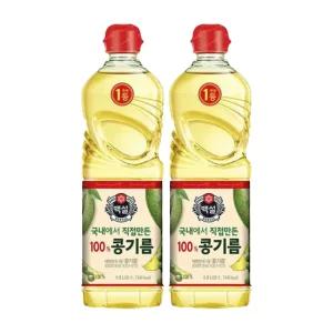 [소비기한 임박] 백설 콩기름, 0.9L, 2개