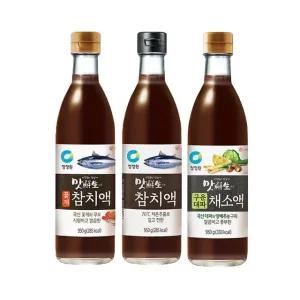 청정원 (참치액/꽃게참치액/구운대파채소액) 950g 3종 2개 골라담기