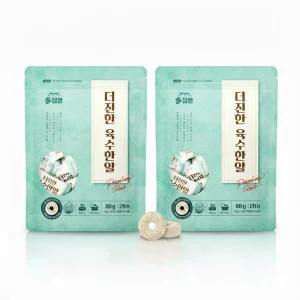 다담은 육수한알 코인육수 40정 (멸치맛 5g x 20개입 파우치 x 2팩) 개별포장 고농축 코인육수 찌게 국 탕 간편 국물내기 