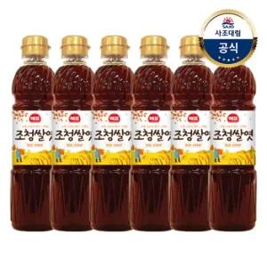 [사조대림] 조청1.2kg(쌀엿) x6개