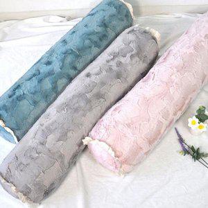 [제이큐]푸들캔디베개솜포함 더크린 극세사 바디필로우 블루