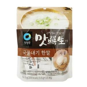 청정원 맛선생 사골 52.5g x 4봉(3.5gX60입) / 동전육수 코인육수 국물내기 한알