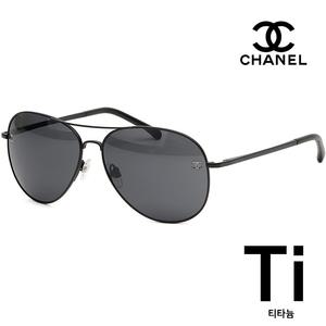 샤넬 티타늄 선글라스 CH4189TQ C112/87 명품 투브릿지 빅사이즈