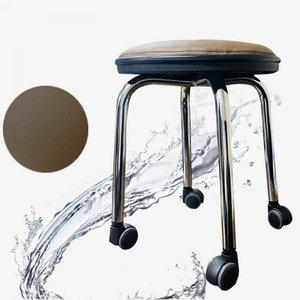 [제이큐]실용적인 화장대의자 체어 바퀴달린 스툴 국산 원형 미니 북유럽